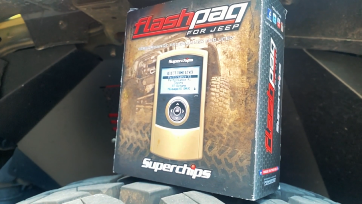 the Superchips Flashpaq Tuner for the Jeep